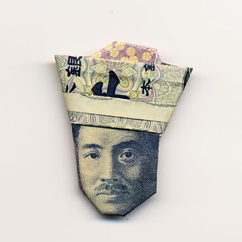 оригами из денег, интересные оригами, Moneygami